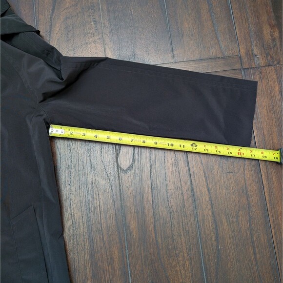 London Fog Women's Black Trench Coat Water Resistant Removable Hood Small Jacket - Picture 10 of 10